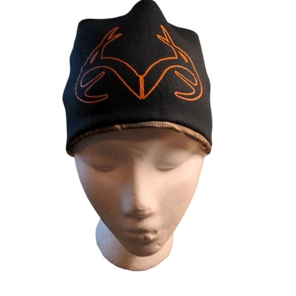 REAL TREE CAMO Reversible Hunting Camouflage Hat Ribbed Fleece - Picture 6 of 9
